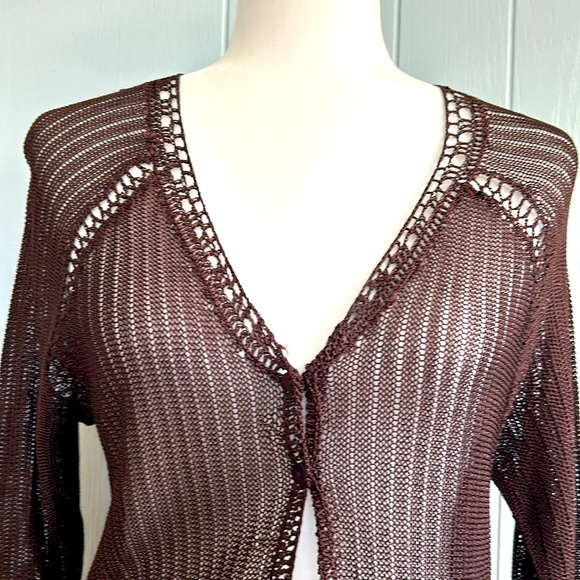 Vintage Boho Crochet Sweater by Bandolino - Picture 2 of 11